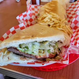 Pan Con Bistec (Steak) sandwich - loved the thin, crusty bread!