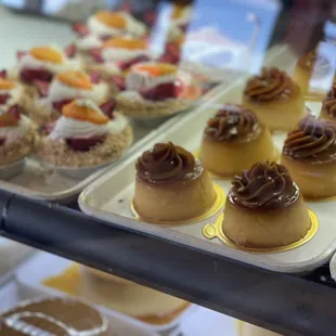 a variety of pastries