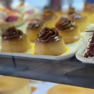 a slice of cake and pastries