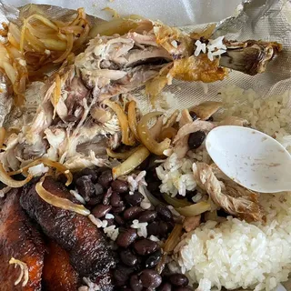 Pollo Frito a La Criolla