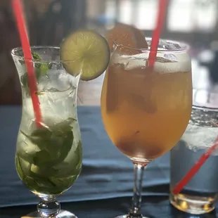 Mojito and white sangria