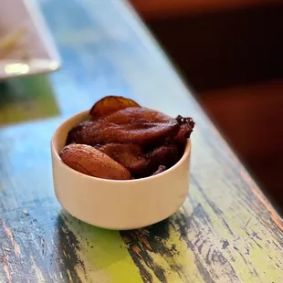 bacon in a bowl