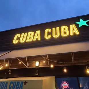 the outside of the restaurant