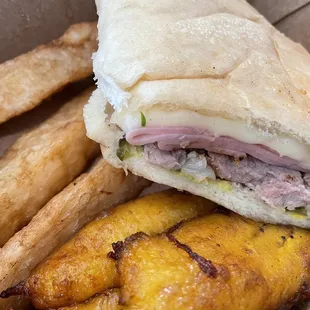 Cubano, Yuca Frita, Sweet Plantains