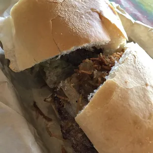 Pan Con Bistec