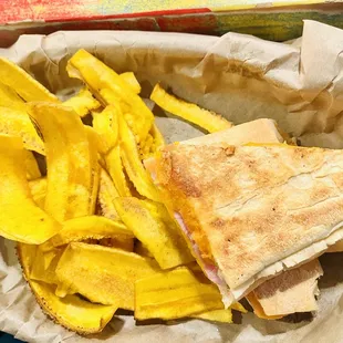 Kid Cubano Jr. with Plantain Chips