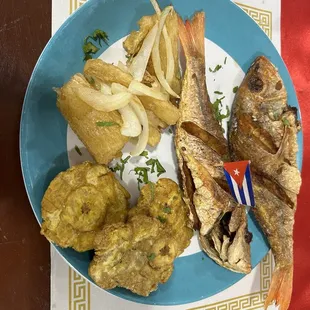 Pargo frito(snappers)