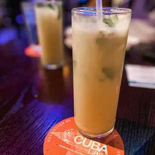 Coconut mojitos
