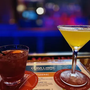 R&amp;R Old Fashioned &amp; Fredo&apos;s Banana Daiquiri
