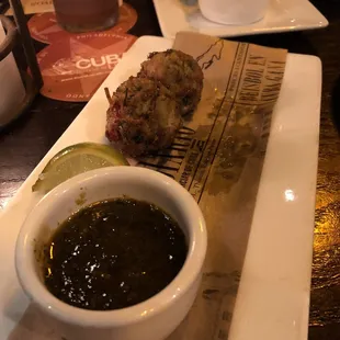 Coconut Crab Fritters
