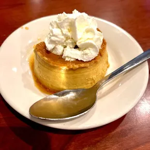 Pumpkin Flan that is rich and creamy.