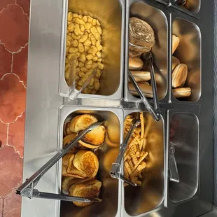 interior, oysters and mussels