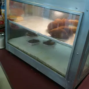 onuts in a display case