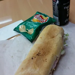 Large cuban with drink