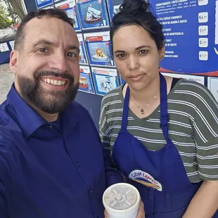 One of the Food Truck Ladies with El Tigre's Taste Buds