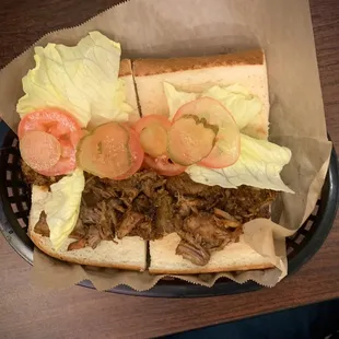 Guava-Habanero BBQ Pork Sandwich