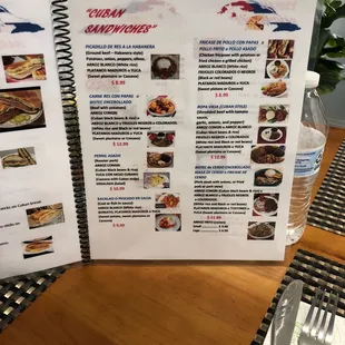 menu, sushi and sashimi