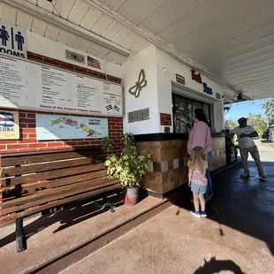 Window where we order