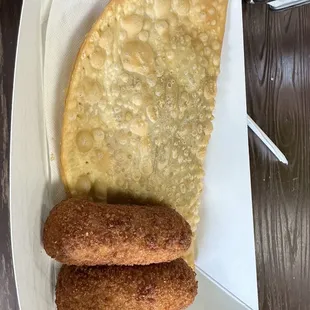 The best croqueta and beef empanadas