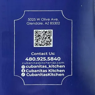a qr code for a restaurant