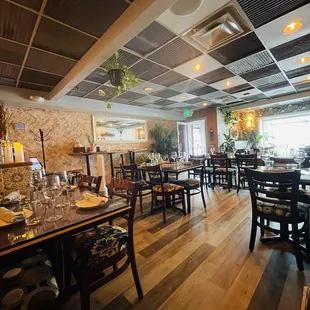 the interior of a restaurant