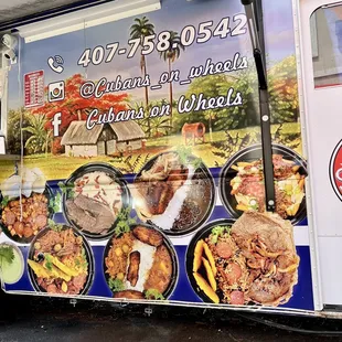 Outside of the truck