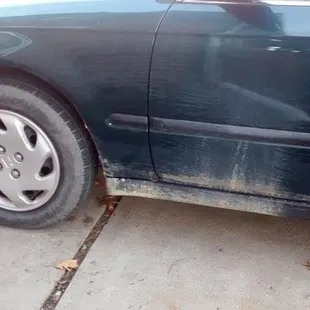 This is AFTER going through the car wash.
