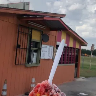 a cup of ice cream