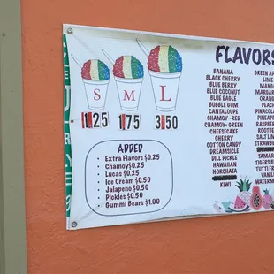 Raspa menu