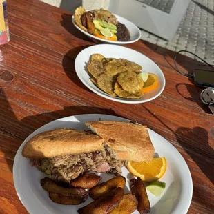 Cuban Sandwich Havana Bowl  Tostones