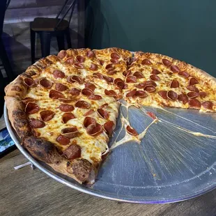 Pepperoni Pizza so cheesy