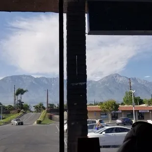 outside