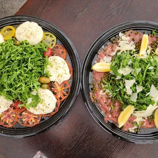 Heirloom burrata &amp; carpaccio
