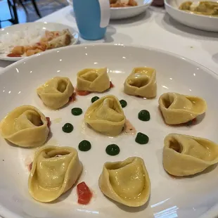 Salted cod tortellini