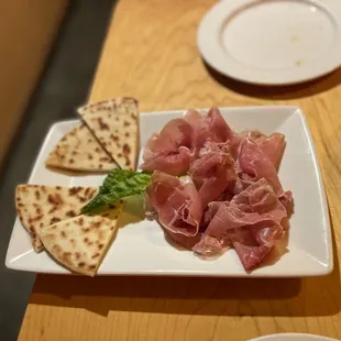 a plate of food on a table