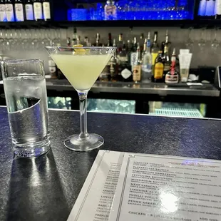 Limoncello martini