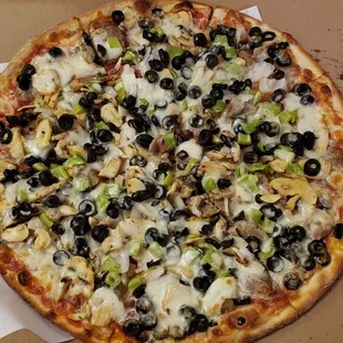 a pizza in a box