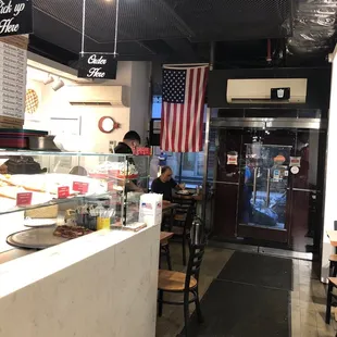 interior, sushi and sashimi