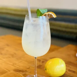 Sparking Sour Lemonade