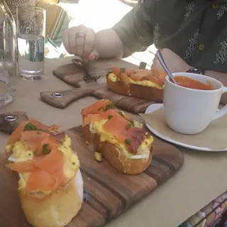 smoked salmon