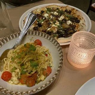 crab linguine