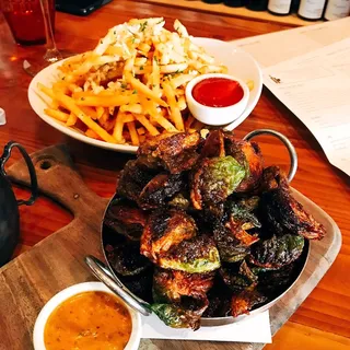 burnt brussels sprouts
