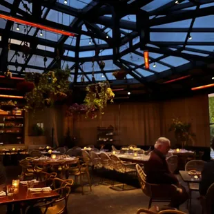 Outside dining