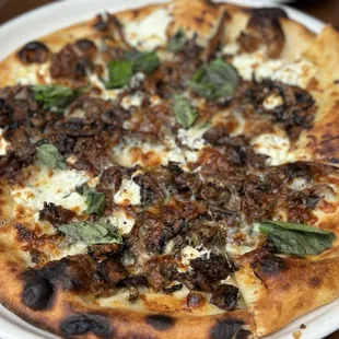 Mushroom pizza
