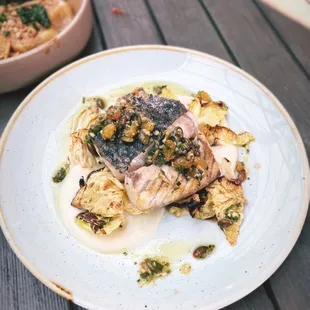 Roasted seabass / $27