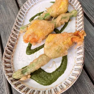 Fried Squash Blossoms