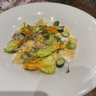 corn agnolotti pasta