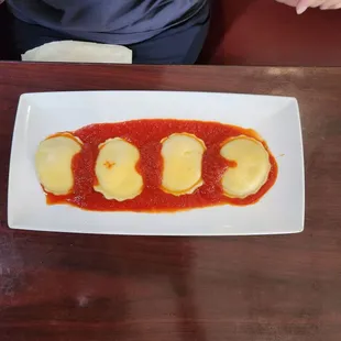 Lunch cheese Ravioli