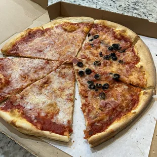 Regular or thin crust should be both