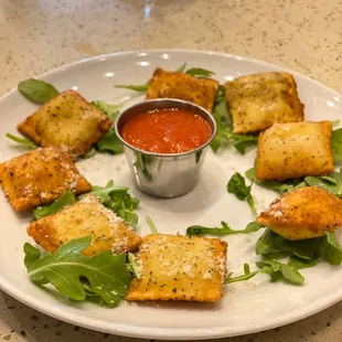 Fried Ravioli with Marinara